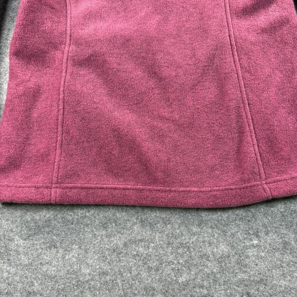 Columbia Full Zip Jacket Coat Girls‎ Youth Large Fuchsia Pink Fleece Comfort